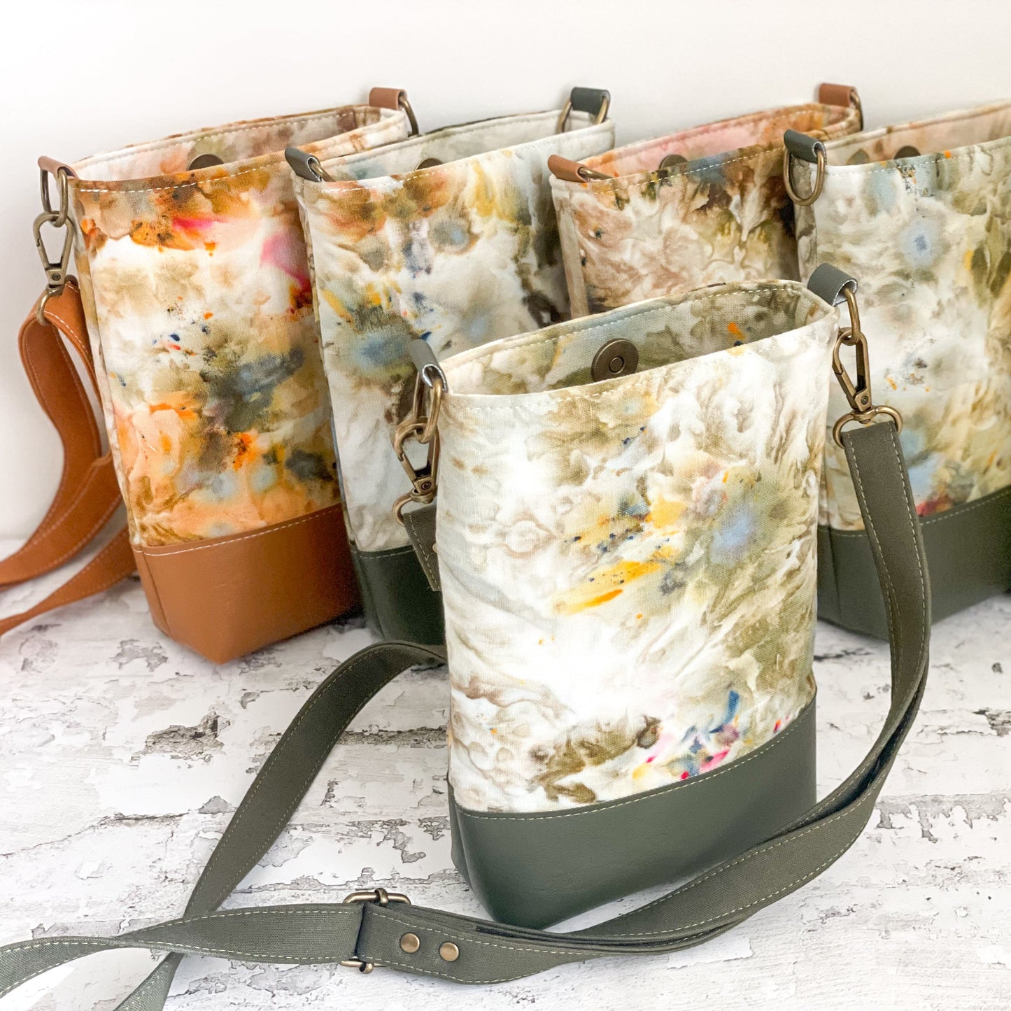 Hand Dyed Crossbody Bag